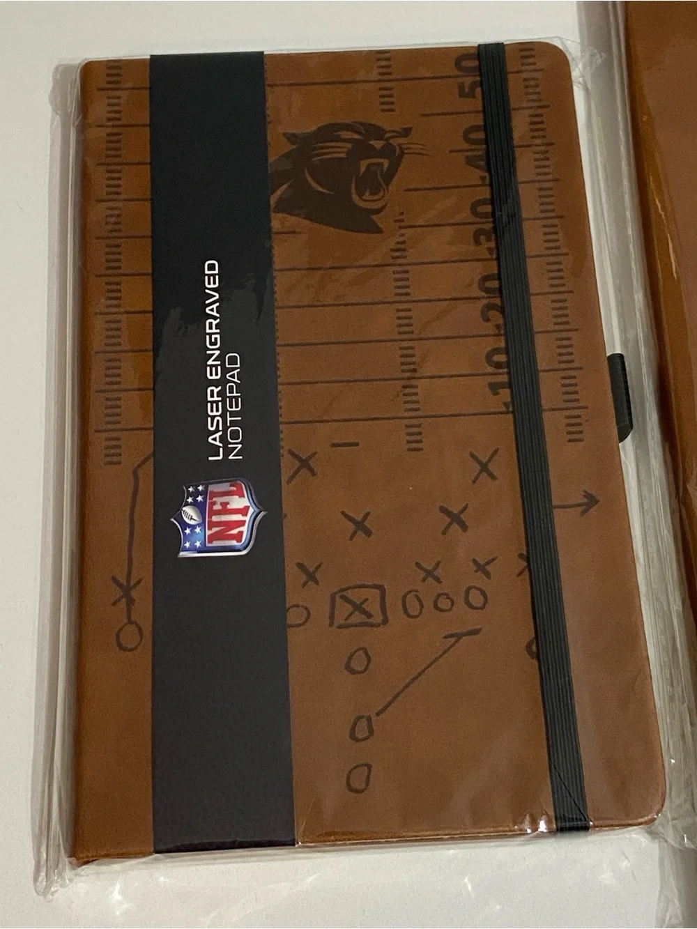 NFL Carolina Panthers Laser Engraved Notepad and Pen Set